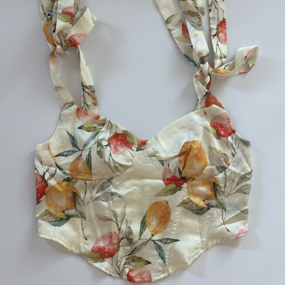 Cider Harvest Fruits Corset Tank